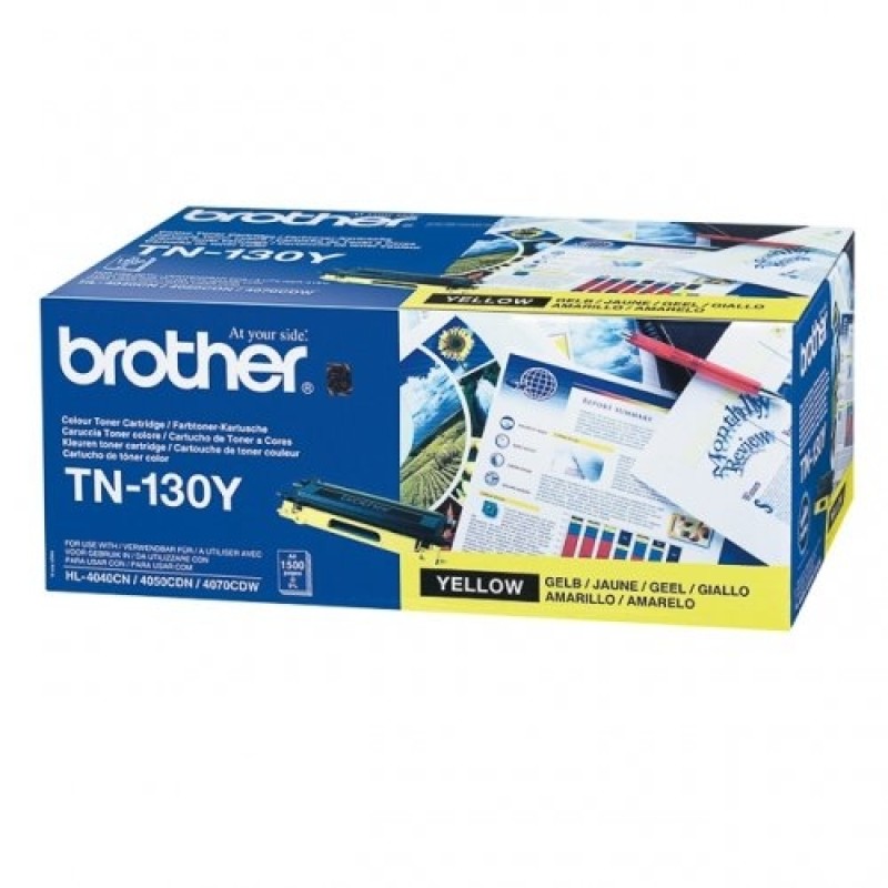 Brother TN-130Y Orjinal Sarı Toner - HL-4040CN T17445 Brother TN-130Y Orjinal Sarı Toner - HL-4040CN T17445