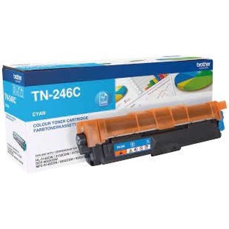 Brother TN-246C Mavi Orjinal Toner - DCP-9022CDW / HL-3142CW Brother TN-246C Mavi Orjinal Toner - DCP-9022CDW / HL-3142CW