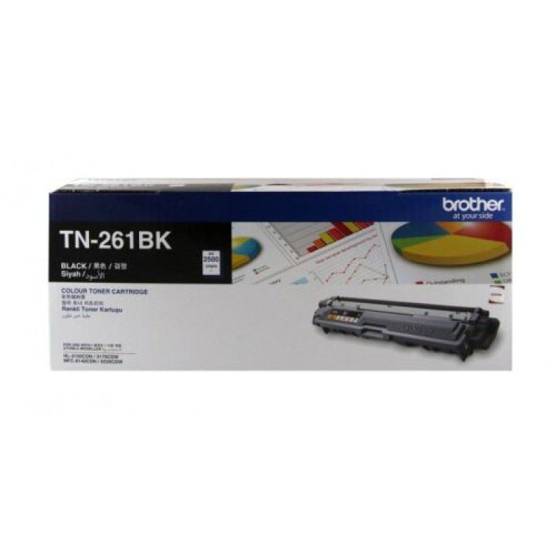 Brother TN-261BK Siyah Orjinal Toner - HL-3150CDN T9329 Brother TN-261BK Siyah Orjinal Toner - HL-3150CDN T9329