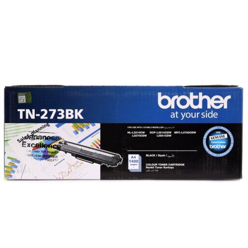 Brother TN-273BK Siyah Orjinal Toner - HL-L3270CDW T13395 Brother TN-273BK Siyah Orjinal Toner - HL-L3270CDW T13395