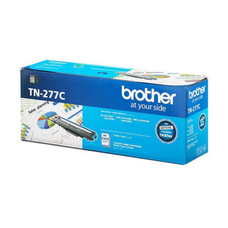 Brother TN-277C Mavi Orjinal Toner Yüksek Kapasiteli - DCP-L3510 T15201