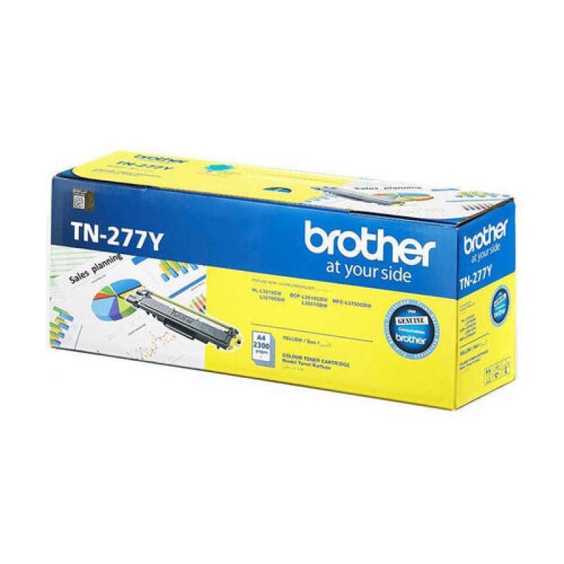 Brother TN-277Y Sarı Orjinal Toner Yüksek Kapasiteli - DCP-L3510 T15203 Brother TN-277Y Sarı Orjinal Toner Yüksek Kapasiteli - DCP-L3510 T15203