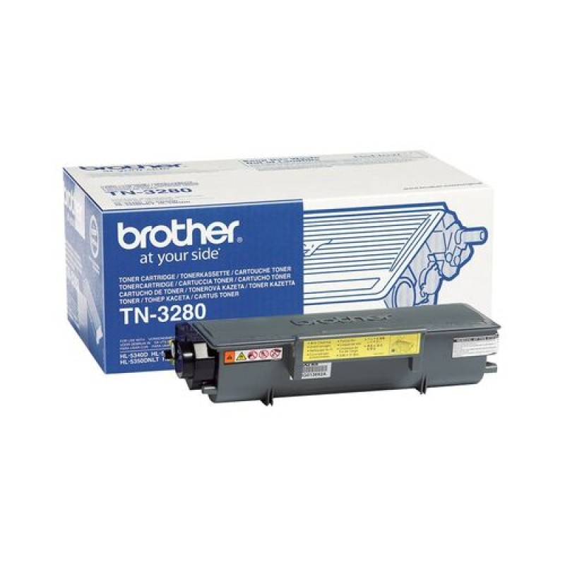 Brother TN-3280 Siyah Orjinal Toner Yüksek Kapasite - DCP-8070D T12404 Brother TN-3280 Siyah Orjinal Toner Yüksek Kapasite - DCP-8070D T12404