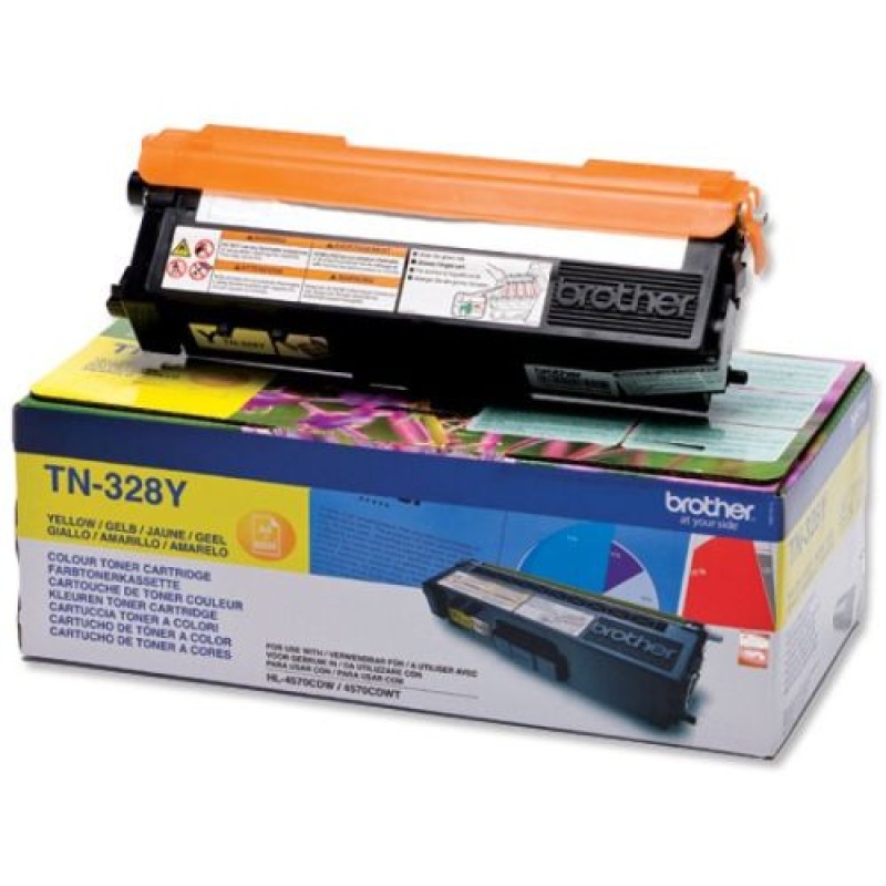 Brother TN-328Y Sarı Orjinal Toner - HL-4150CDN / HL-4570CDW T10651 Brother TN-328Y Sarı Orjinal Toner - HL-4150CDN / HL-4570CDW T10651