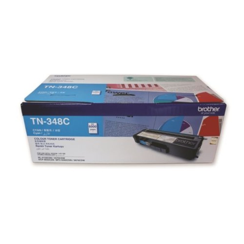 Brother TN-348C Mavi Orjinal Toner - DCP-9055CDN T7717 Brother TN-348C Mavi Orjinal Toner - DCP-9055CDN T7717