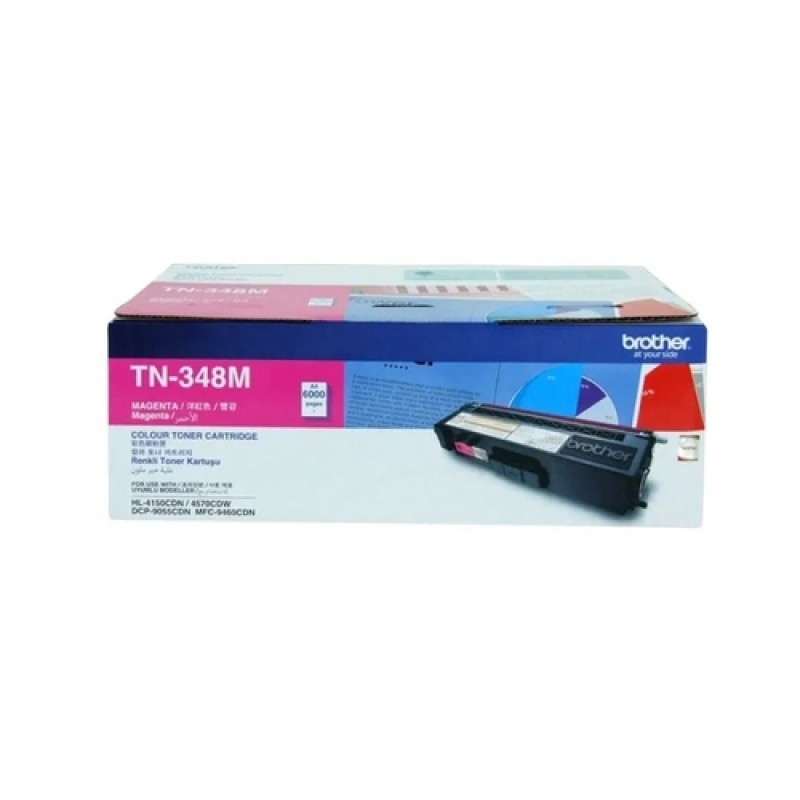 Brother TN-348M Kırmızı Orjinal Toner - DCP-9055CDN T9715 Brother TN-348M Kırmızı Orjinal Toner - DCP-9055CDN T9715