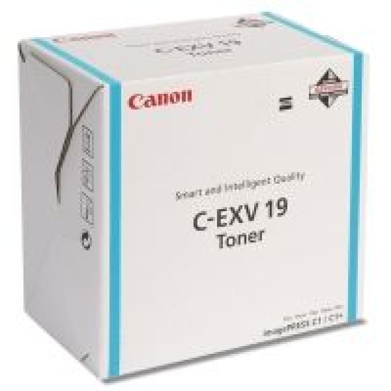 Canon C-EXV19C 0398B002 Mavi Orjinal Toner - imagePRESS C1 T9291 Canon C-EXV19C 0398B002 Mavi Orjinal Toner - imagePRESS C1 T9291
