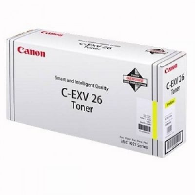 Canon C-EXV26Y 1657B006AA Sarı Orjinal Toner - IR-C1021 / IR-C1022 T3517 Canon C-EXV26Y 1657B006AA Sarı Orjinal Toner - IR-C1021 / IR-C1022 T3517