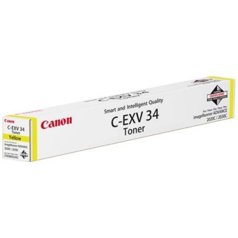 Canon C-EXV34Y 3785B002AA Sarı Orjinal Toner - IR-C2020 / IR-C2030 T3519 Canon C-EXV34Y 3785B002AA Sarı Orjinal Toner - IR-C2020 / IR-C2030 T3519