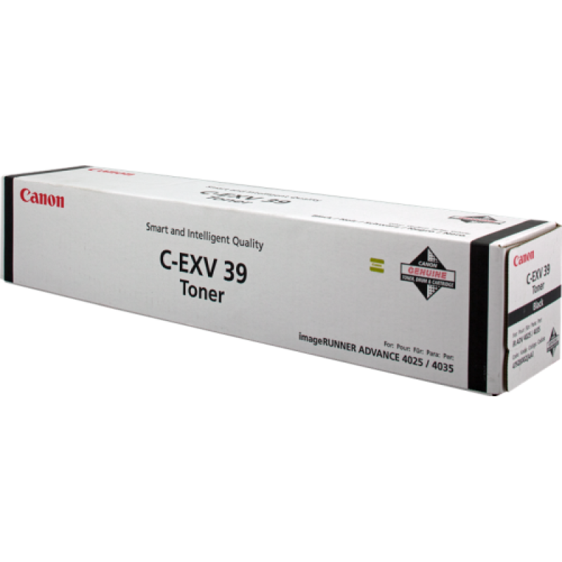 Canon C-EXV39 4792B002 Orjinal Fotokopi Toneri - IR-4025 / IR-4035 T10655 Canon C-EXV39 4792B002 Orjinal Fotokopi Toneri - IR-4025 / IR-4035 T10655