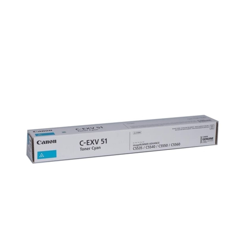 Canon C-EXV51 0482C002 Mavi Orjinal Toner - IR-C5535i / IR-C5540i T16715 Canon C-EXV51 0482C002 Mavi Orjinal Toner - IR-C5535i / IR-C5540i T16715