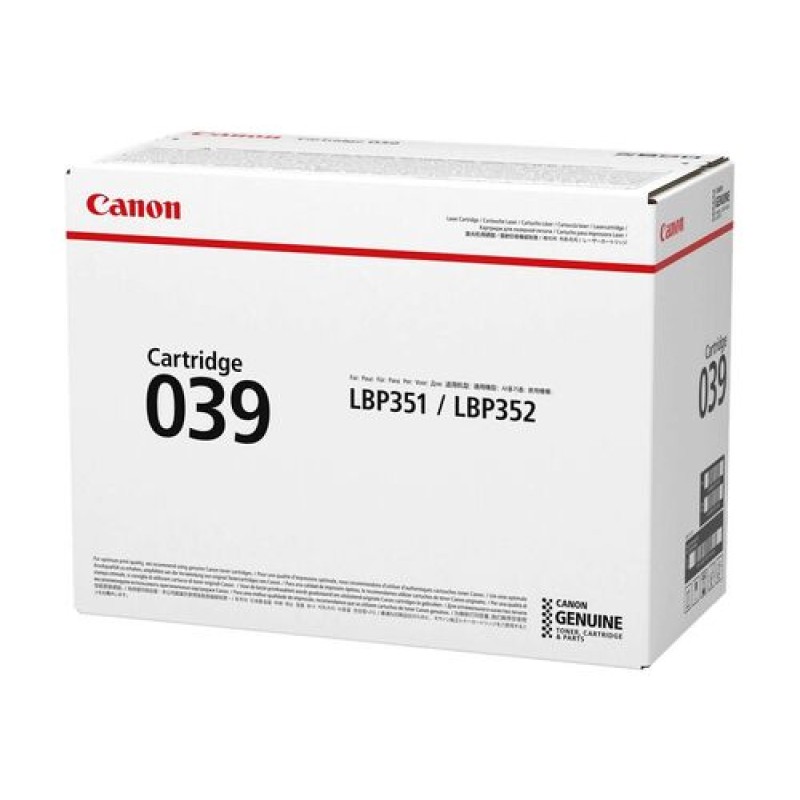Canon CRG-039BK 0287C001 Siyah Orjinal Toner - LBP352i / LBP351i T12663
