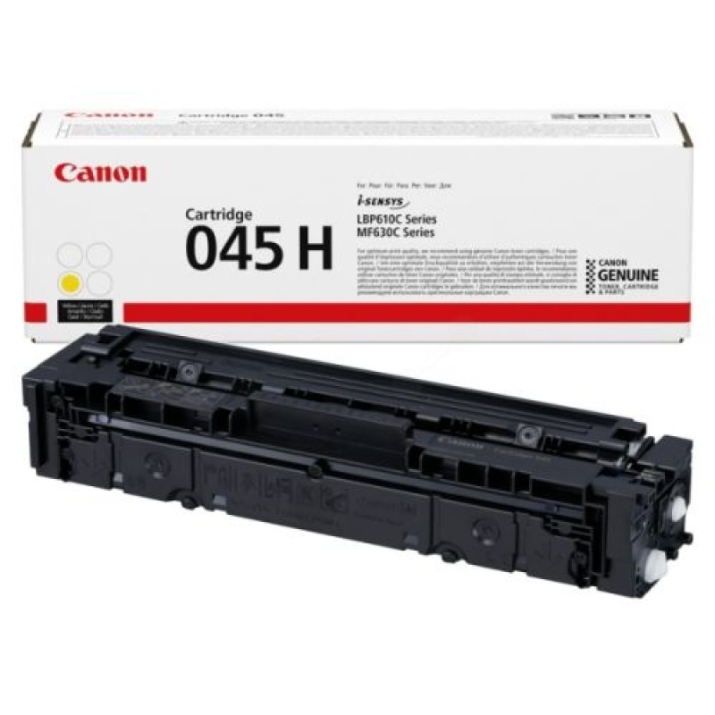 Canon CRG-045H Y 1243C002 Sarı Orjinal Toner - LBP610 / MF630 T10892 Canon CRG-045H Y 1243C002 Sarı Orjinal Toner - LBP610 / MF630 T10892