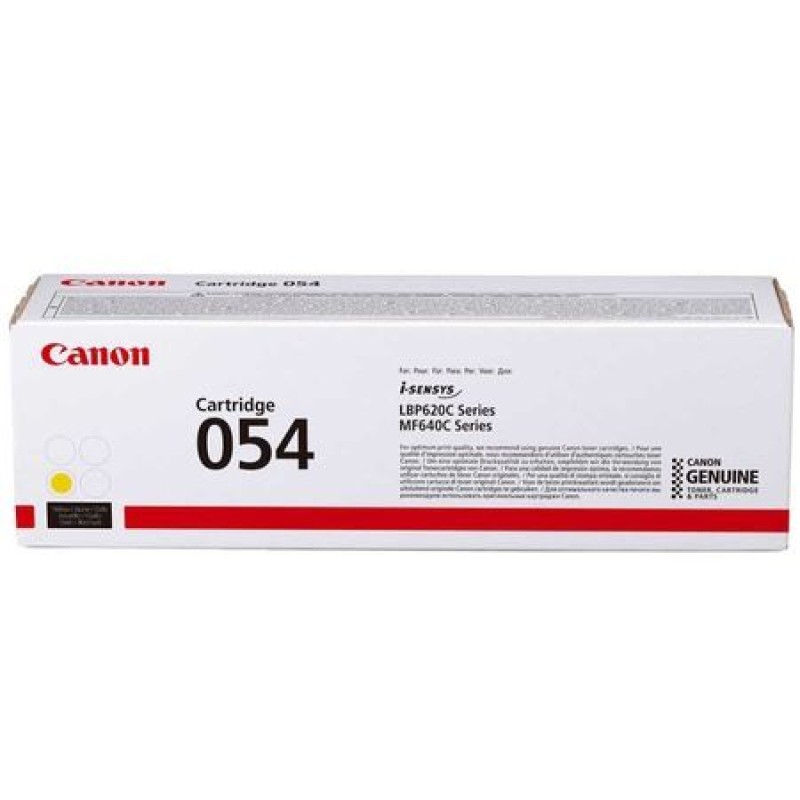 Canon CRG-054 Y 3021C002 Sarı Orjinal Toner - LBP621 / LBP623 T12093 Canon CRG-054 Y 3021C002 Sarı Orjinal Toner - LBP621 / LBP623 T12093