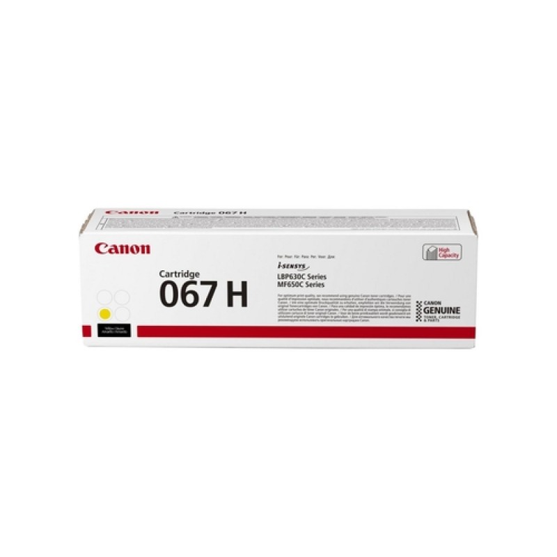Canon CRG-067H Y 5103C002 Sarı Orjinal Toner - LBP-630C / MF-650C Canon CRG-067H Y 5103C002 Sarı Orjinal Toner - LBP-630C / MF-650C