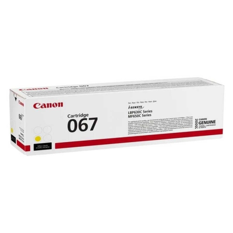 Canon CRG-067Y 5099C002 Sarı Orjinal Toner - LBP-631Cw / MF-651Cw Canon CRG-067Y 5099C002 Sarı Orjinal Toner - LBP-631Cw / MF-651Cw