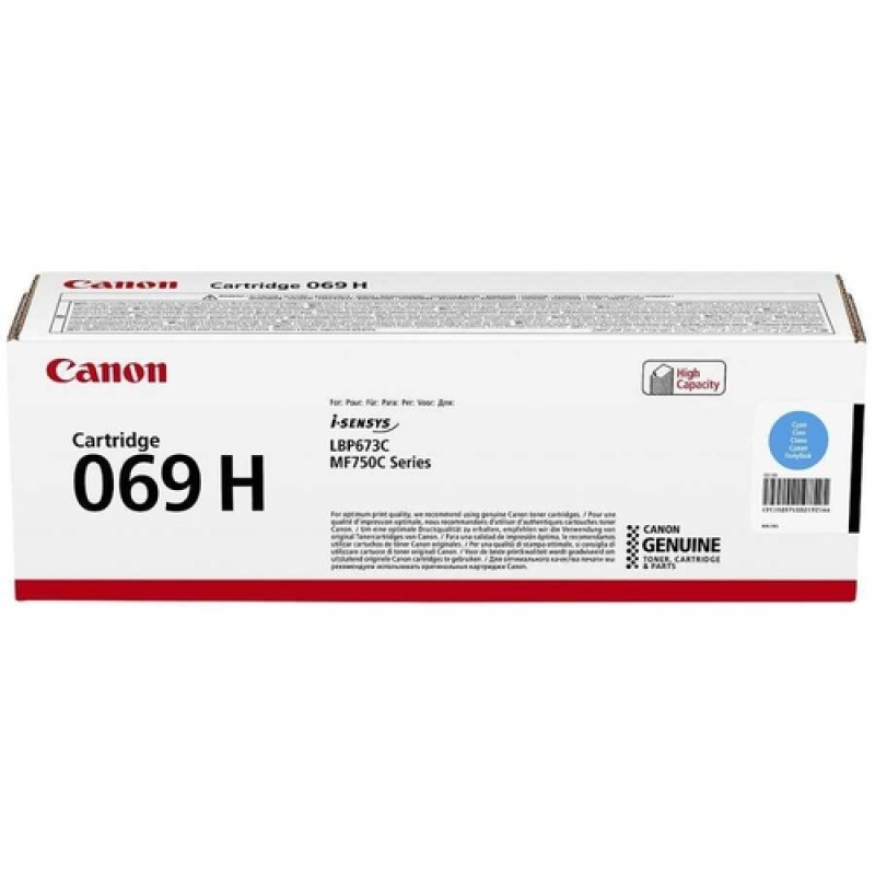 Canon CRG-069H 5097C002 Mavi Orjinal Toner - LBP673Cdw Canon CRG-069H 5097C002 Mavi Orjinal Toner - LBP673Cdw