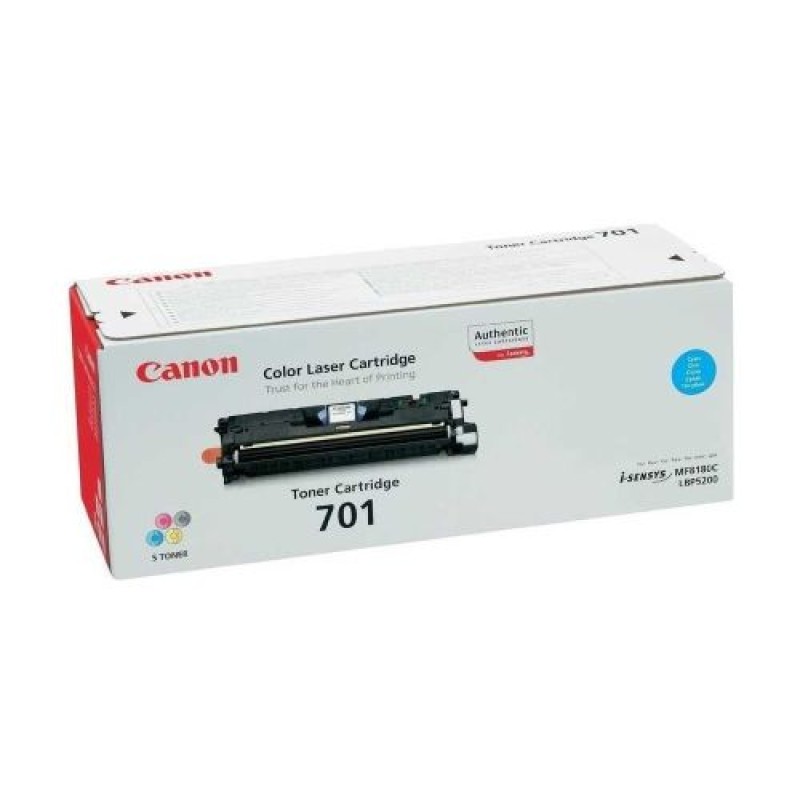 Canon CRG-701C 9286A003 Mavi Orjinal Toner - LBP5200 / MF8180 T9267 Canon CRG-701C 9286A003 Mavi Orjinal Toner - LBP5200 / MF8180 T9267