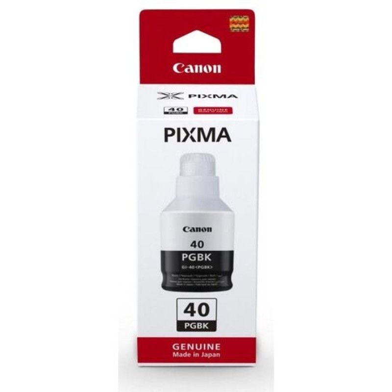 Canon GI-40PGBK 3385C001 Siyah Mürekkep Kartuşu - G5040 / G6040 T12624 Canon GI-40PGBK 3385C001 Siyah Mürekkep Kartuşu - G5040 / G6040 T12624