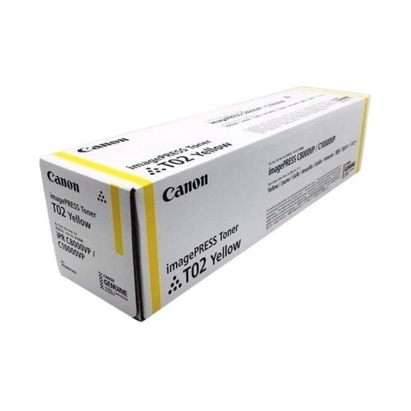 Canon T02 8532B001 Sarı Orjinal Toner - ImagePress C8000VP / C10000VP T13150 Canon T02 8532B001 Sarı Orjinal Toner - ImagePress C8000VP / C10000VP T13150