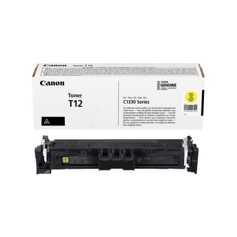Canon T12 5095C006AA Sarı Orjinal Toner - C1333iF / C1333P Canon T12 5095C006AA Sarı Orjinal Toner - C1333iF / C1333P
