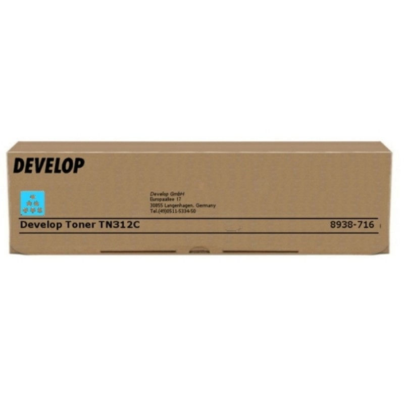 Develop TN-312C 8938716 Mavi Orjinal Toner - Ineo +300 / +351 Develop TN-312C 8938716 Mavi Orjinal Toner - Ineo +300 / +351