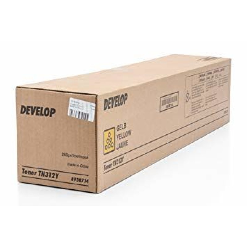 Develop TN-312Y Sarı Orjinal Toner - Ineo +300 / +351 T10677 Develop TN-312Y Sarı Orjinal Toner - Ineo +300 / +351 T10677