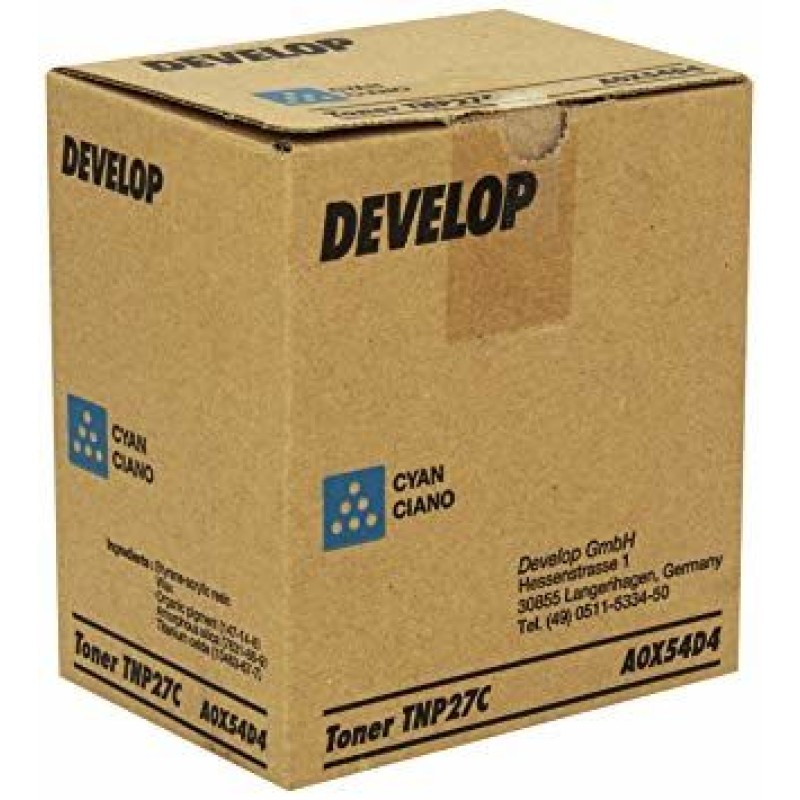 Develop TNP-27C Mavi Orjinal Toner - Ineo +C25 T9751 Develop TNP-27C Mavi Orjinal Toner - Ineo +C25 T9751