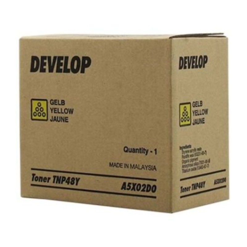 Develop TNP-48Y A5X02D0 Sarı Orjinal Toner - Ineo +3350 / +3850 T9097 Develop TNP-48Y A5X02D0 Sarı Orjinal Toner - Ineo +3350 / +3850 T9097