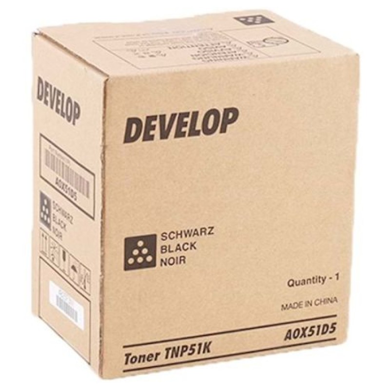 Develop TNP-51K Siyah Orjinal Toner - Ineo +3110 T9100 Develop TNP-51K Siyah Orjinal Toner - Ineo +3110 T9100
