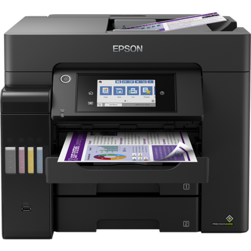 Epson C11CJ29402 EcoTank L6570 Fotokopi + Tarayıcı + Faks Renkli Çok Fonksiyonlu Mürekkep Tanklı Yazıcı T15512 Epson C11CJ29402 EcoTank L6570 Fotokopi + Tarayıcı + Faks Renkli Çok Fonksiyonlu Mürekkep Tanklı Yazıcı T15512