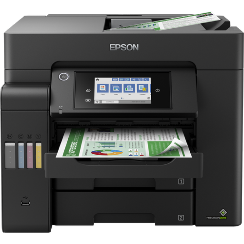 Epson C11CJ30402 EcoTank L6550 Wi-Fi + Fotokopi + Tarayıcı + Faks Renkli Çok Fonksiyonlu Mürekkep Tanklı Yazıcı T15713