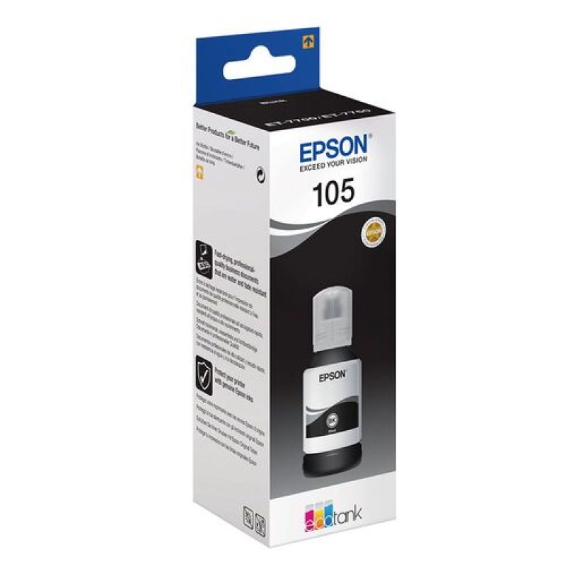 Epson C13T00Q140 105 Siyah Orjinal Mürekkep Kartuş - L7160 T12693 Epson C13T00Q140 105 Siyah Orjinal Mürekkep Kartuş - L7160 T12693