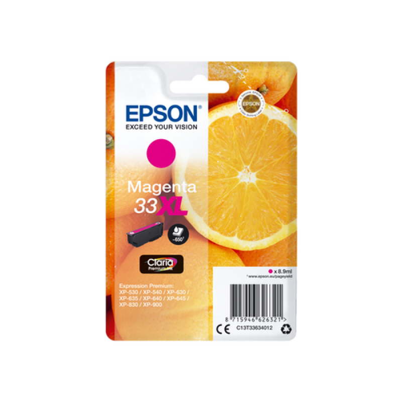 Epson C13T33634012 33XL Kırmızı Orjinal Kartuş - XP-530 Epson C13T33634012 33XL Kırmızı Orjinal Kartuş - XP-530