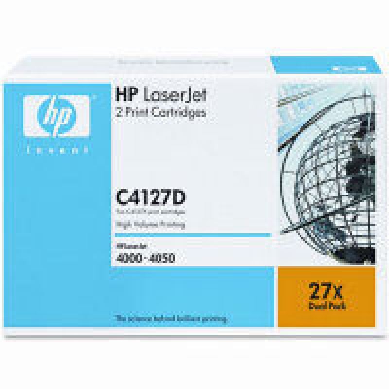 HP C4127D Siyah Orjinal Toner 2li Paket - LaserJet 4000 B T16598 HP C4127D Siyah Orjinal Toner 2li Paket - LaserJet 4000 B T16598