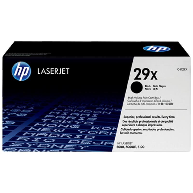 HP C4129X 29X Orjinal Toner - Laserjet 5000 T9696 HP C4129X 29X Orjinal Toner - Laserjet 5000 T9696
