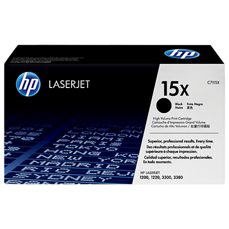 HP C7115X 15X Siyah Orjinal Toner - Laserjet 1200 / 1220 T9360 HP C7115X 15X Siyah Orjinal Toner - Laserjet 1200 / 1220 T9360