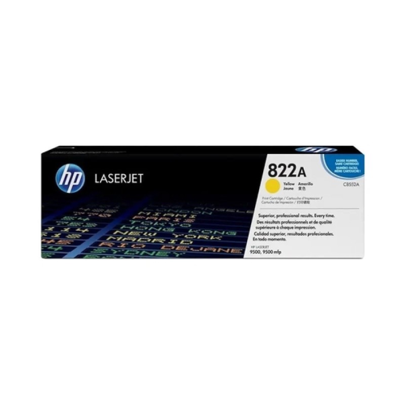HP C8552A 822A Sarı Orjinal Toner - Laserjet 9500 HP C8552A 822A Sarı Orjinal Toner - Laserjet 9500