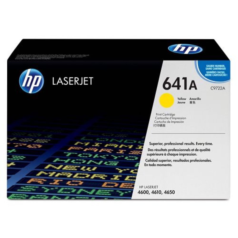 HP C9722A 641A Sarı Orjinal Toner - LaserJet 4600 T4935