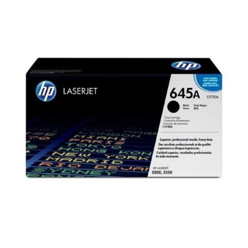 HP C9730A 645A Siyah Orjinal Toner - Laserjet 5500 / 5550dn T9207 HP C9730A 645A Siyah Orjinal Toner - Laserjet 5500 / 5550dn T9207