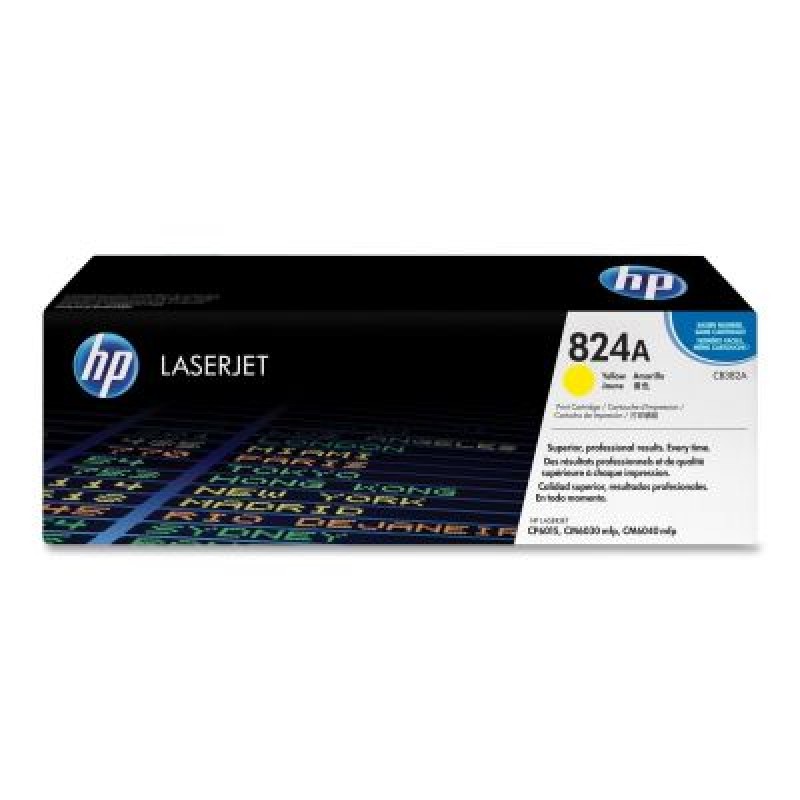 HP CB382A 824A Sarı Orjinal Toner - Laserjet CP6015 T3626 HP CB382A 824A Sarı Orjinal Toner - Laserjet CP6015 T3626