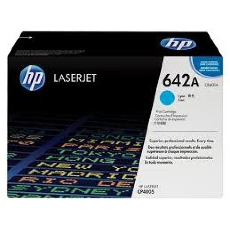 HP CB401A 642A Mavi Orjinal Toner - LaserJet CP4005n T4236 HP CB401A 642A Mavi Orjinal Toner - LaserJet CP4005n T4236
