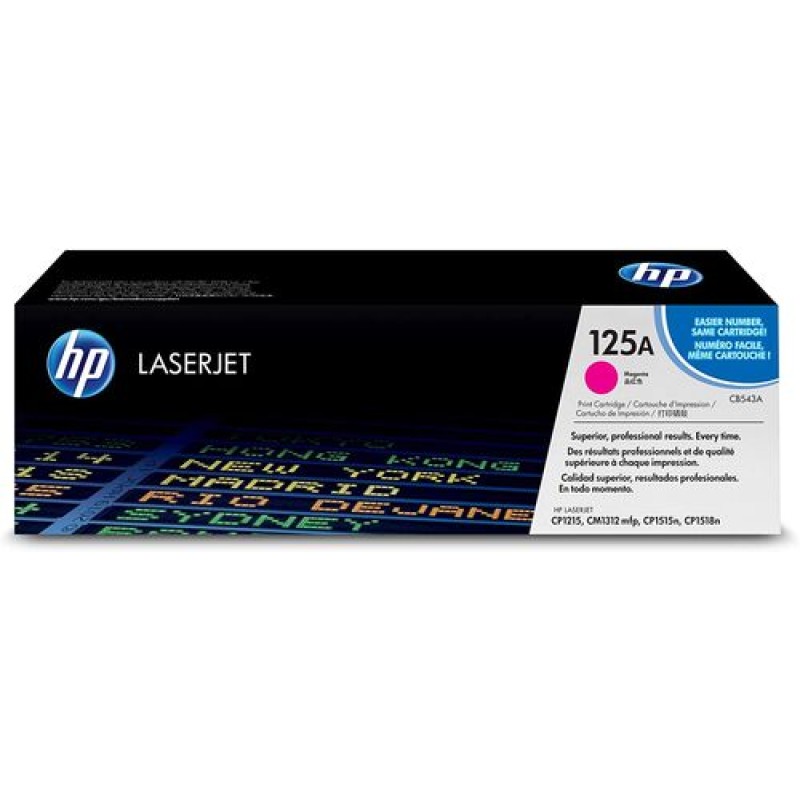HP CB543A 125A Kırmızı Orjinal Toner - LaserJet CP1215 T4690 HP CB543A 125A Kırmızı Orjinal Toner - LaserJet CP1215 T4690