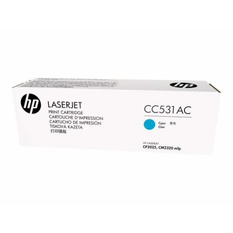 HP CC531AC 304A Mavi Orjinal Toner - LaserJet CP2025n T4034 HP CC531AC 304A Mavi Orjinal Toner - LaserJet CP2025n T4034