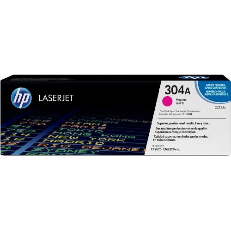 HP CC533A 304A Kırmızı Orjinal Toner - LaserJet CP2025n T8017 HP CC533A 304A Kırmızı Orjinal Toner - LaserJet CP2025n T8017