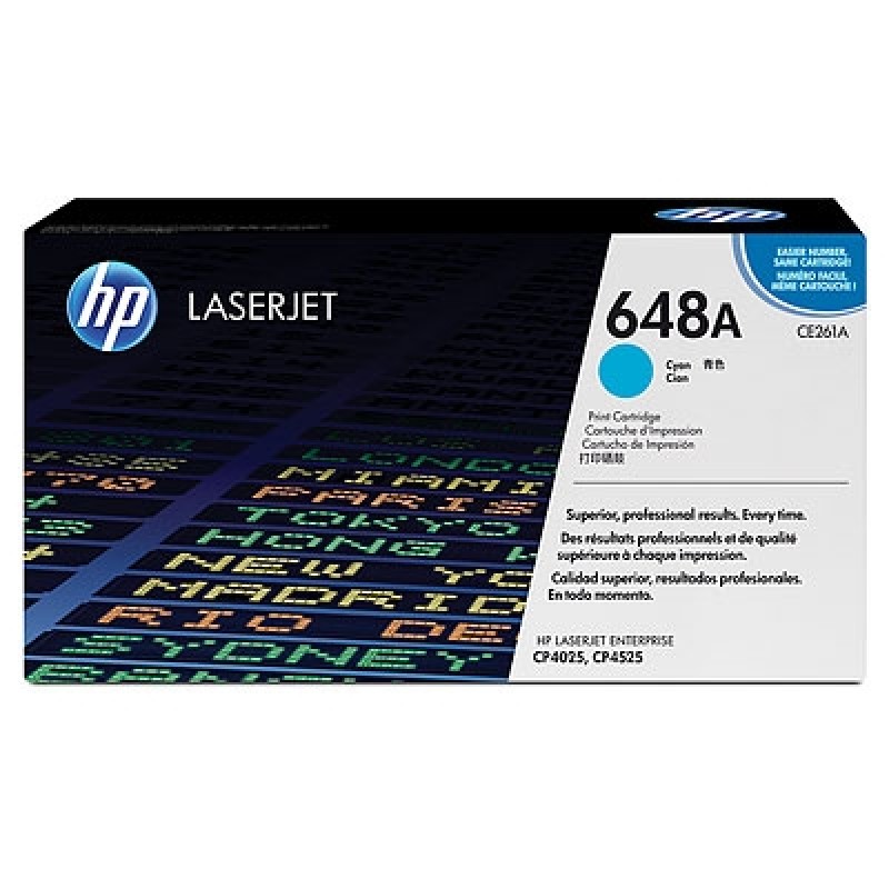 HP CE261A 648A Mavi Orjinal Toner - CP4525dn / CP4525n T3770 HP CE261A 648A Mavi Orjinal Toner - CP4525dn / CP4525n T3770