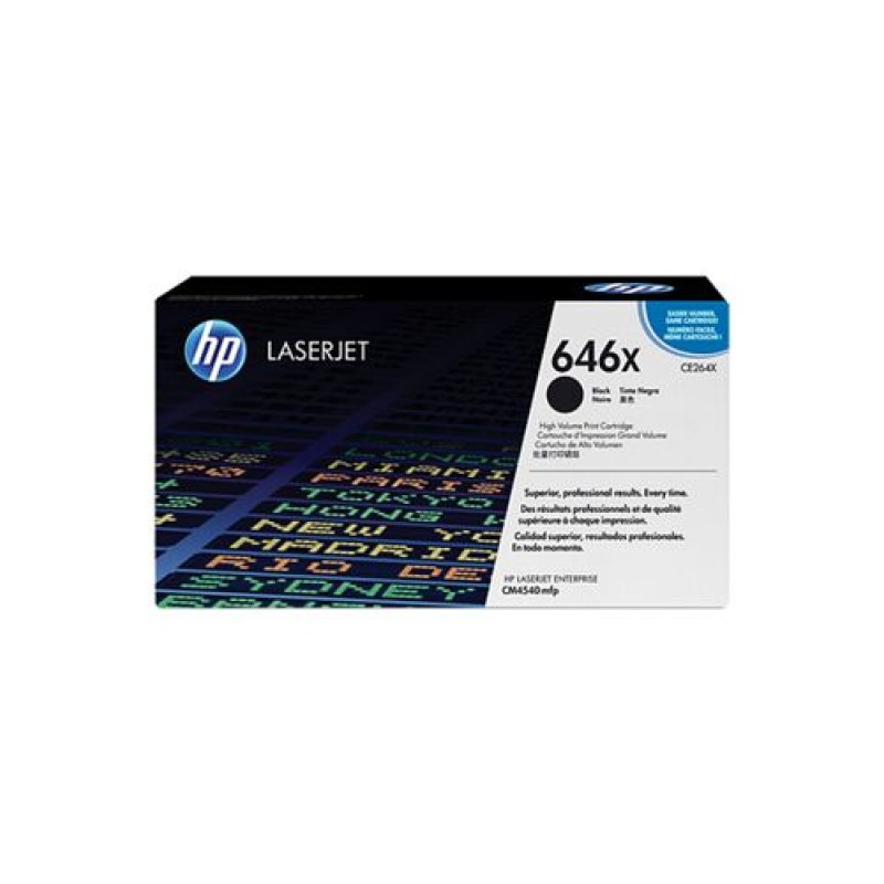 HP CE264X 646X Siyah Orjinal Toner - CM4540 / CM4540F T3430 HP CE264X 646X Siyah Orjinal Toner - CM4540 / CM4540F T3430