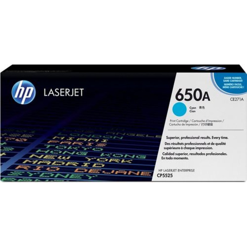 HP CE271A 650A Mavi Orjinal Toner - CP5525dn T12067 HP CE271A 650A Mavi Orjinal Toner - CP5525dn T12067