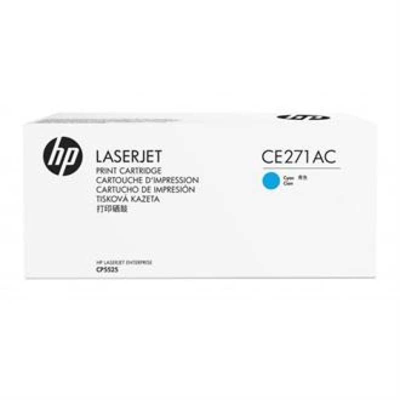 HP CE271AC 650A Mavi Orjinal Toner - CP5525dn T3502