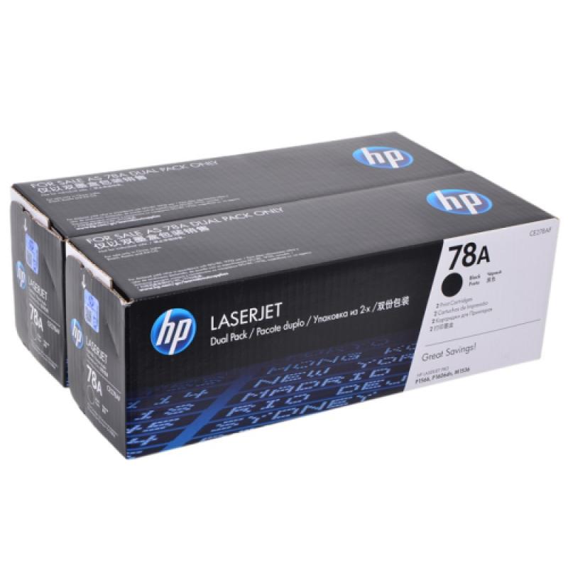 HP CE278AF 78A İkili Paket Orjinal Toner - P1566 / M1536dnf T10931 HP CE278AF 78A İkili Paket Orjinal Toner - P1566 / M1536dnf T10931